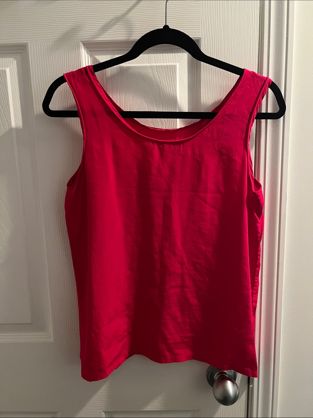 Vintage silk sleeveless top